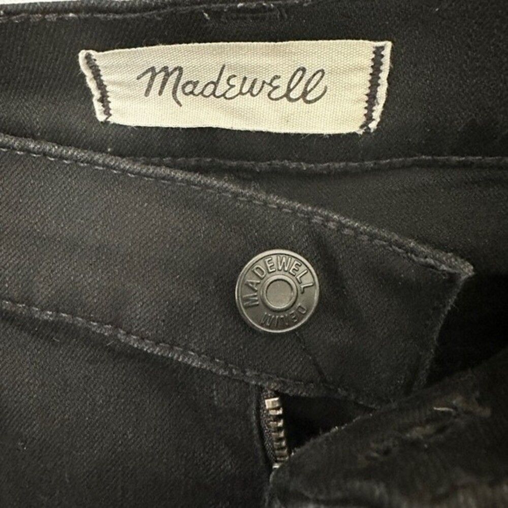 Madewell Jeans Black High Waist Skinny Road-Tripper Jeans Like New Size 30 - Picture 2 of 8